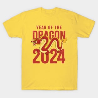 Year Of Dragon - Retro T-Shirt